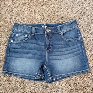 Justice Dark Blue Jean Shorts